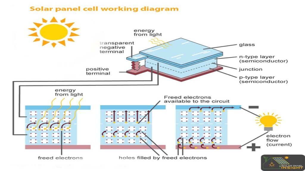 How do solar panels work? solar cell working principle